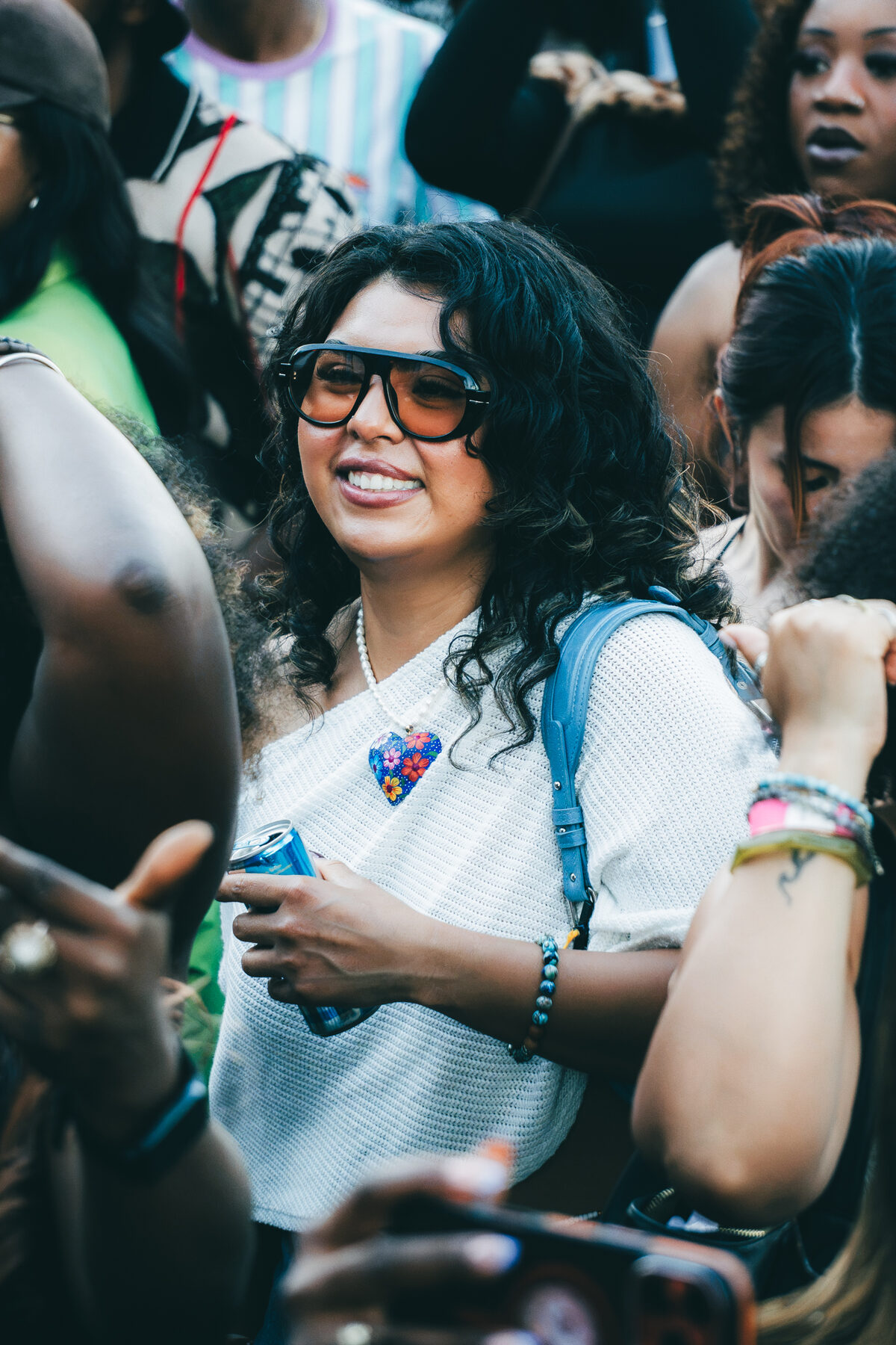 Crowd at the Afrobeats music festival